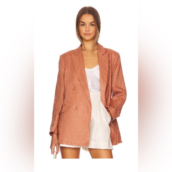 Garcia Oversized Blazer - Burned Abricot